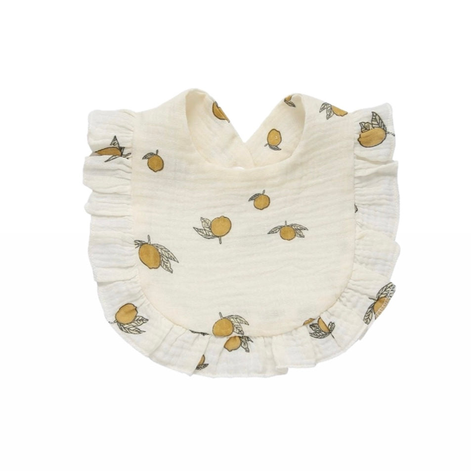 Frill Bib - Lemons