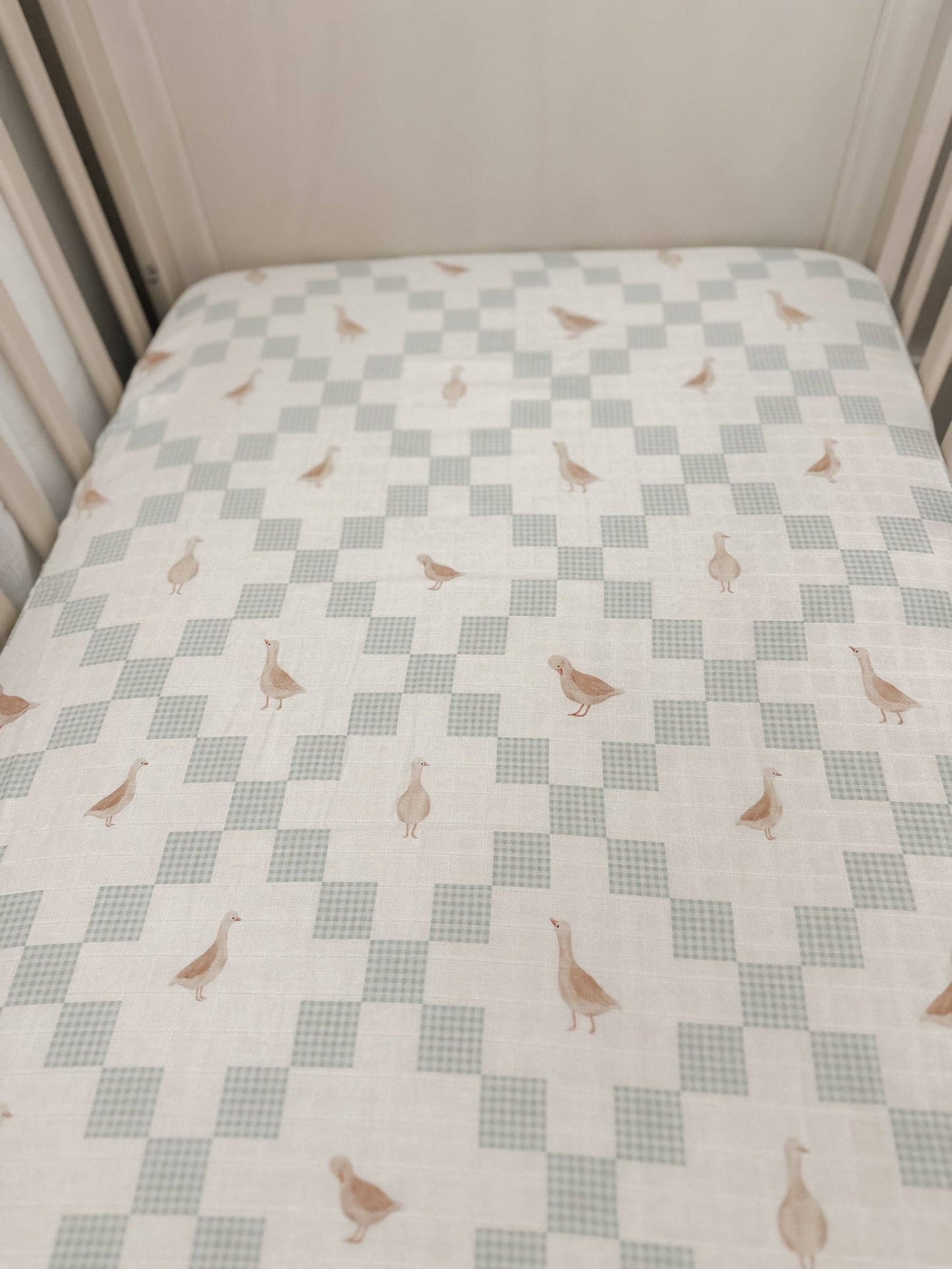 Goosey Gander Fitted Cot Sheet