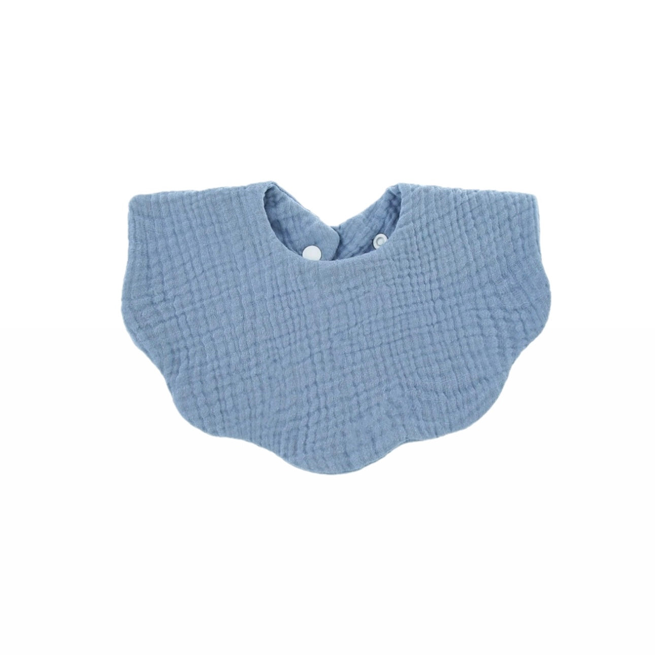 Scallop bib - Sky