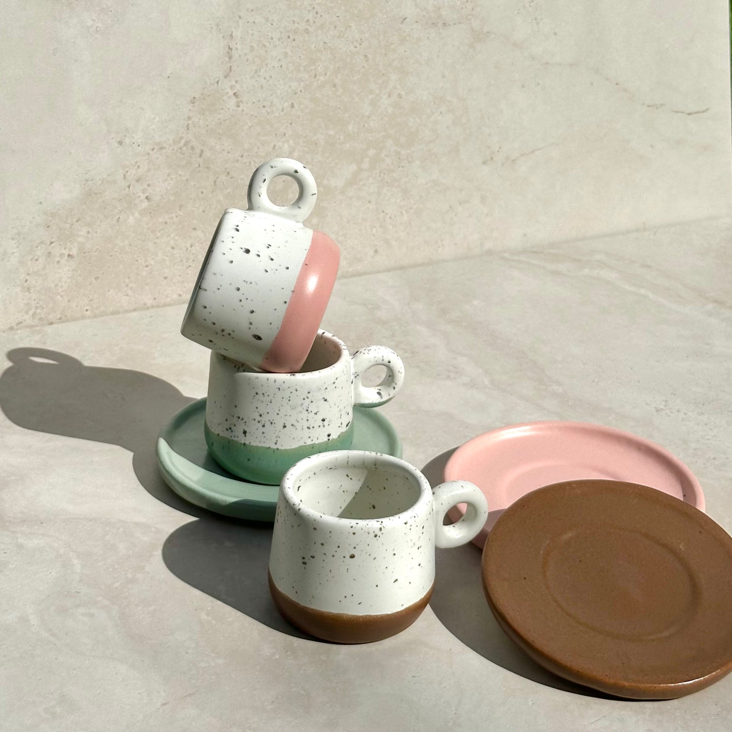 Ada Mug and Saucer - Cocoa