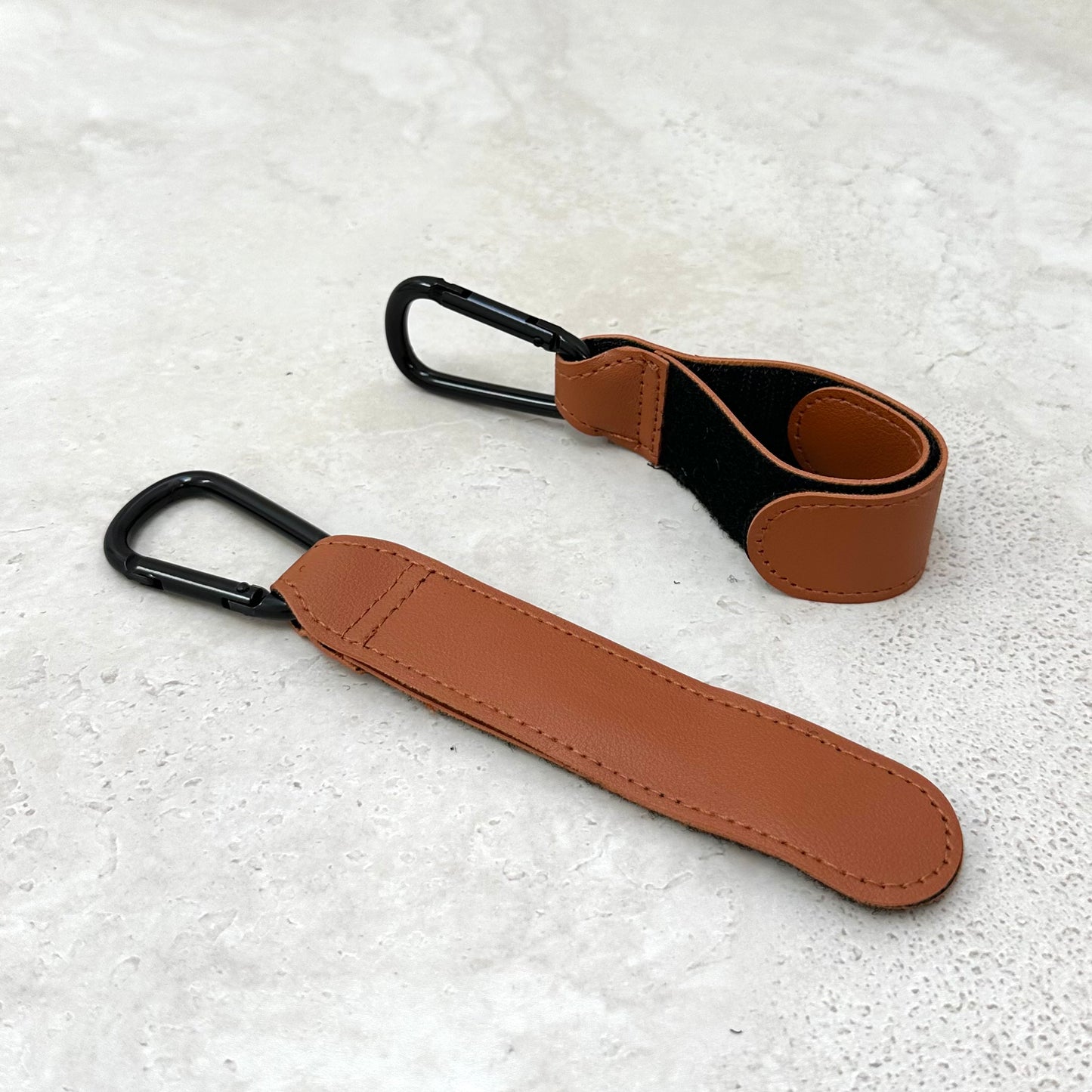 Pram Clip Hangers - Tan