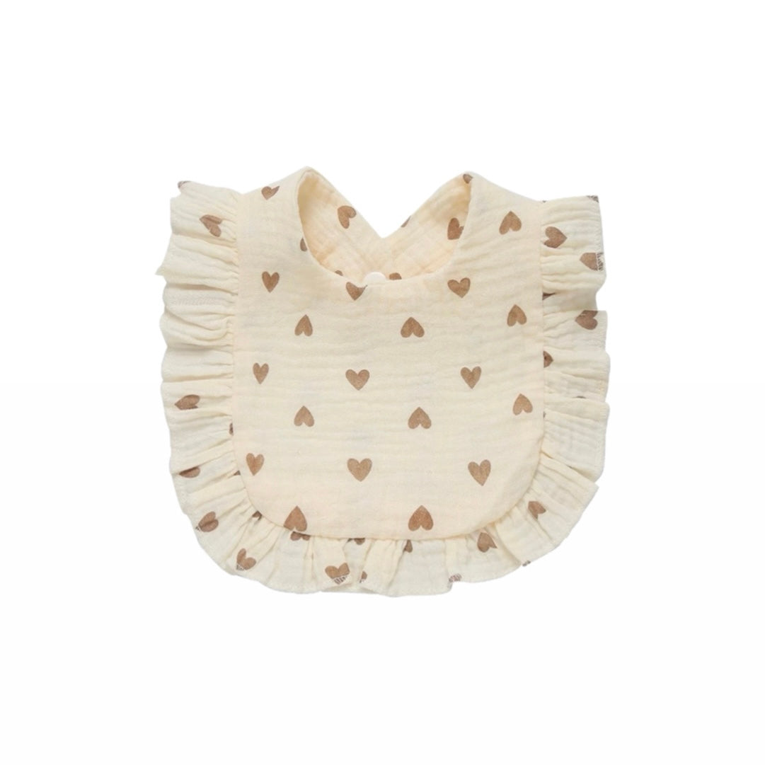 Frill Bib - Hearts