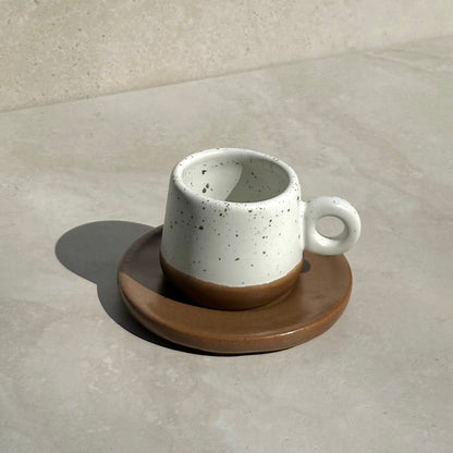 Ada Mug and Saucer - Cocoa