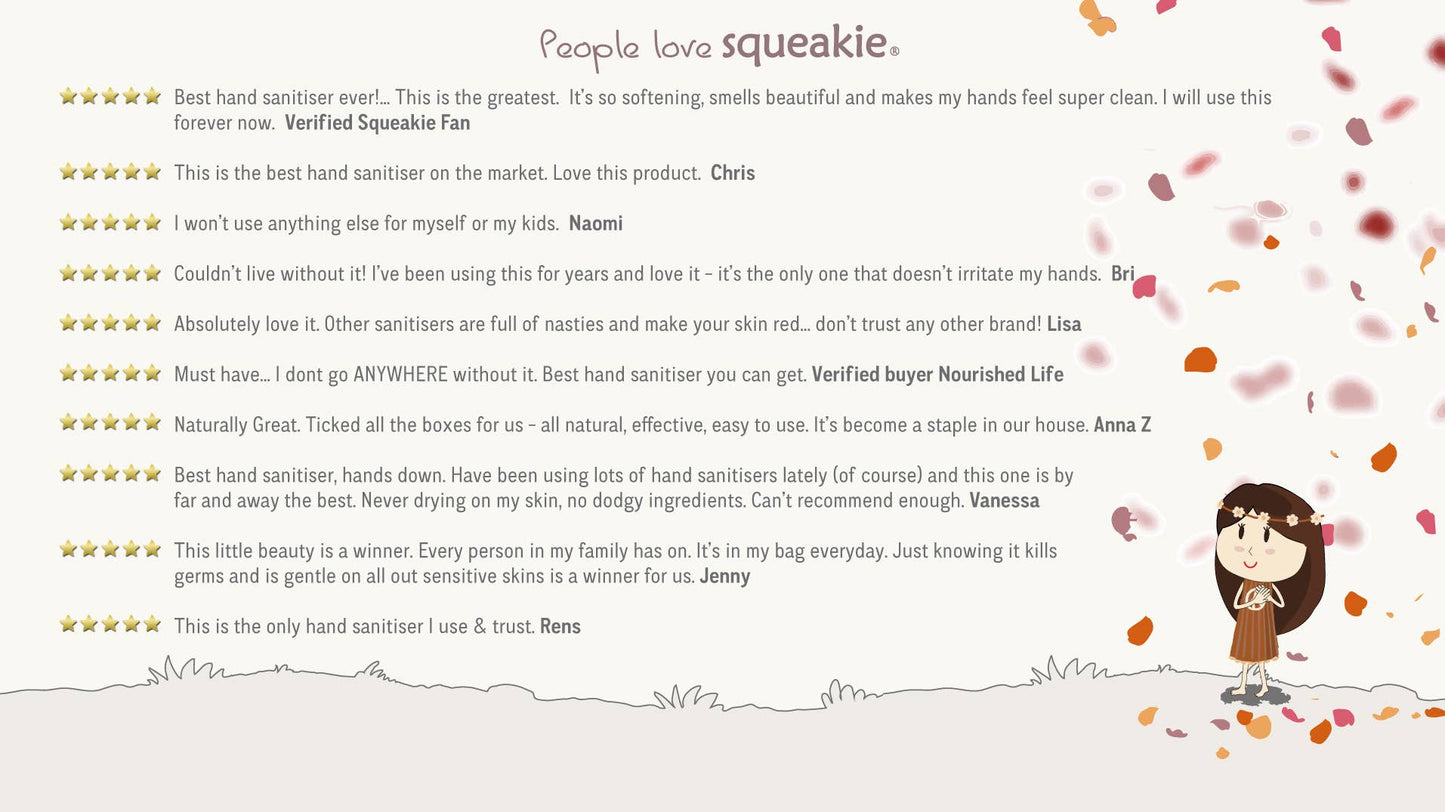 Squeakie® 50ml Hand Sanitiser